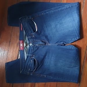 GUC Lucky Brand Sofia Straight jeans, size 14/32 ankle